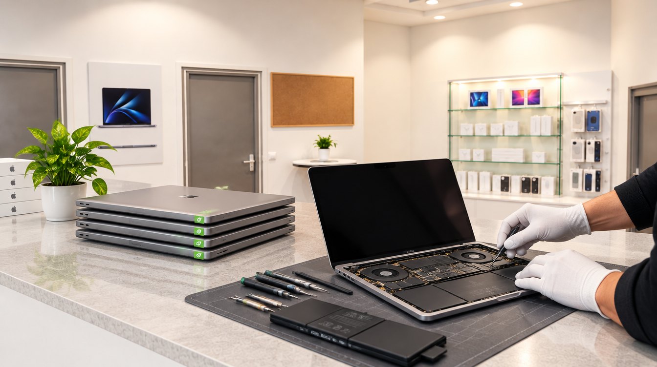 Réparation d'un Mac à l'atelier